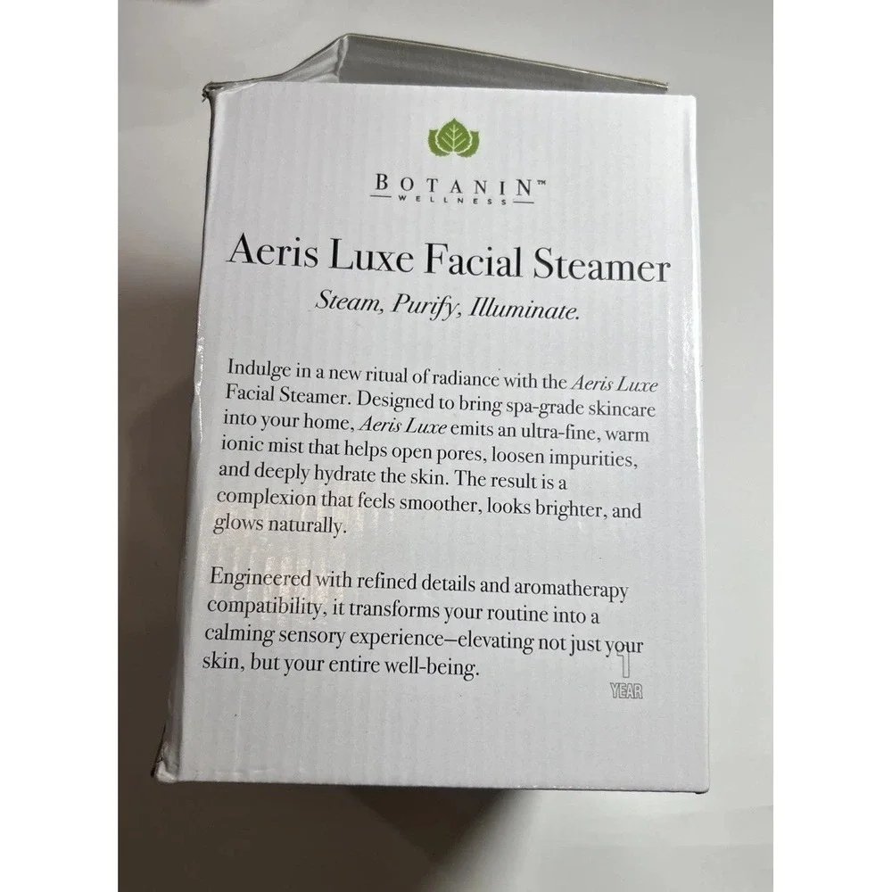 Botanin Arris Luxe Facial Steamer New DMG Box